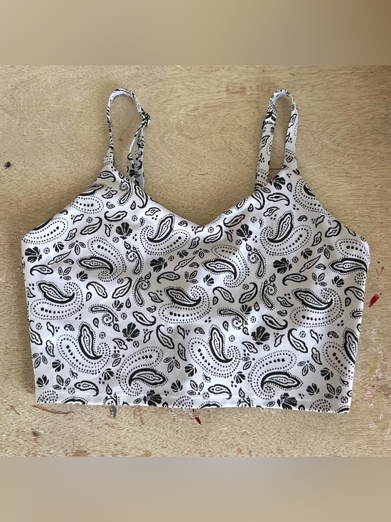 Athleta Tops - Athleta Paisley Long Line Sports Bra Tank